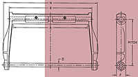 Dimensions<!--H Class Refuse Drag Chains-->